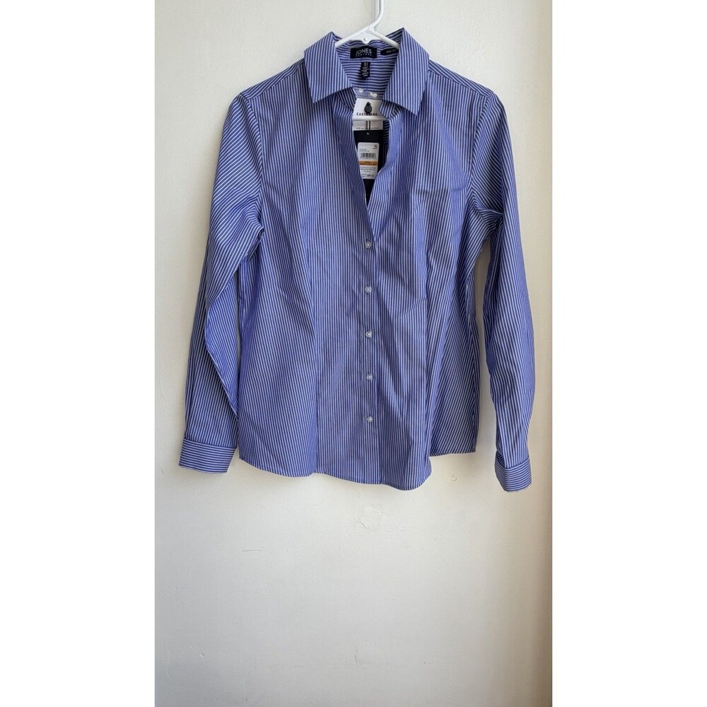Jones New York  Women's Easy Care Button Up Long Sleeve Blouse